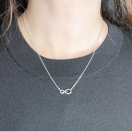 Mae Infinity Pendant Necklace
